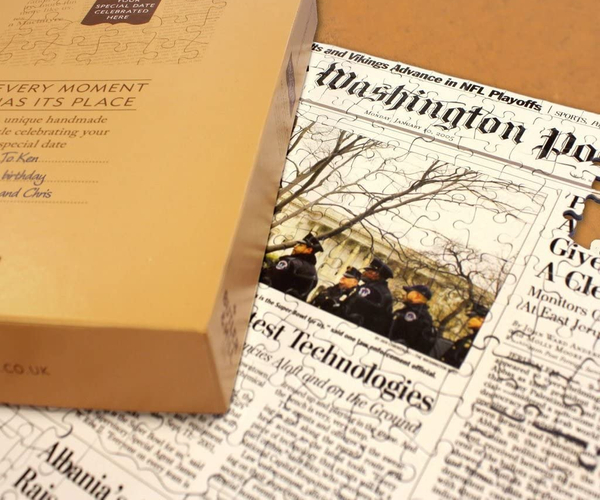 Custom Washington Post Front Page Puzzle