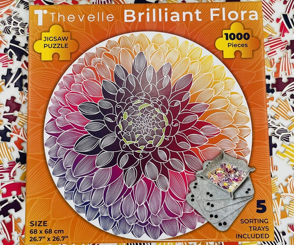The Brilliant Flora Round Puzzle