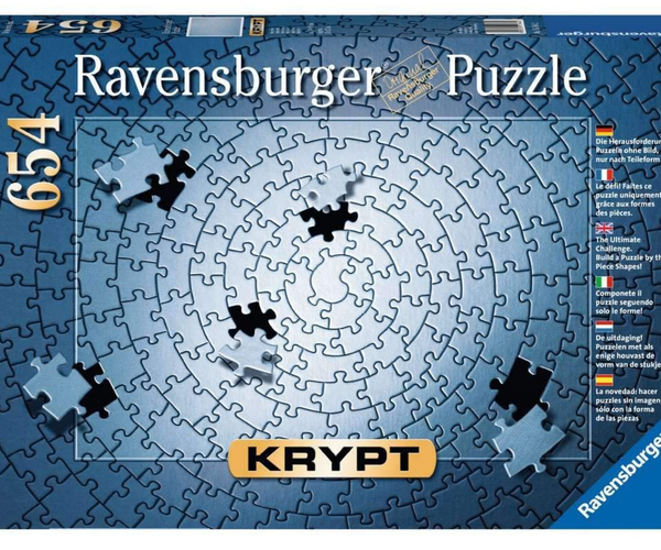 The Krypt Silver Unqiue 654 Piece Puzzle