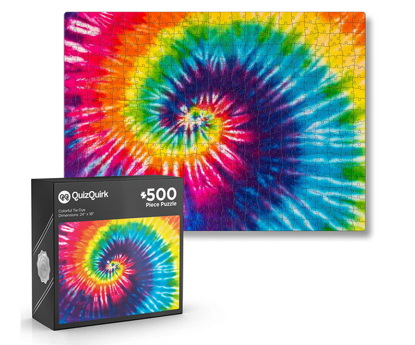 Tie Dye Puzzle with Poster