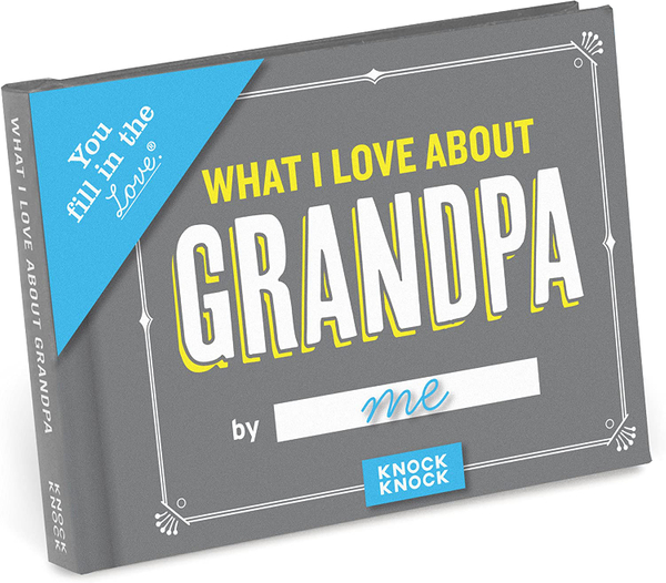 What I Love About Grandpa Fill In Book