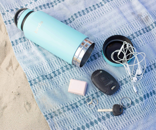Secret Compartment Insulated Water Bottle