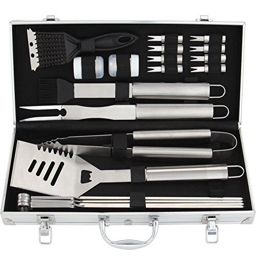 20-piece BBQ Grill Tool Set
