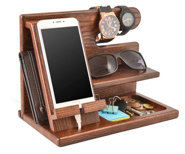Wooden Phone Docking Station
