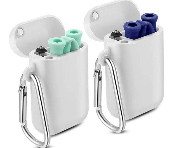 Reusable Silicone Straw Kit