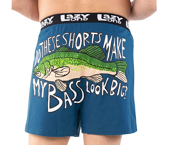 Do These Shorts Make My Bass Look Big Novelty Boxers