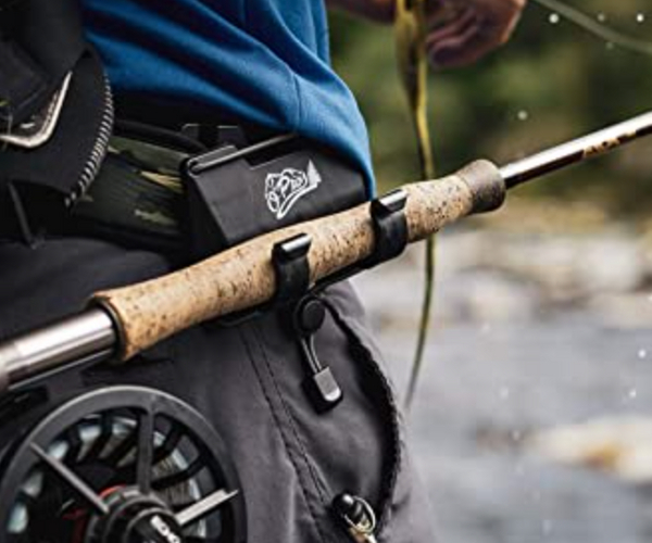 O'Pros Fly Fishing 3rd Hand, Belt Clip Rod Holder