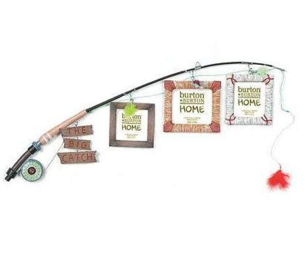 The Big Catch Fly Fishing Pole Photo Picture Frame