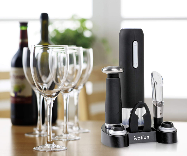 Complete Electric Wine Opener Gift Set