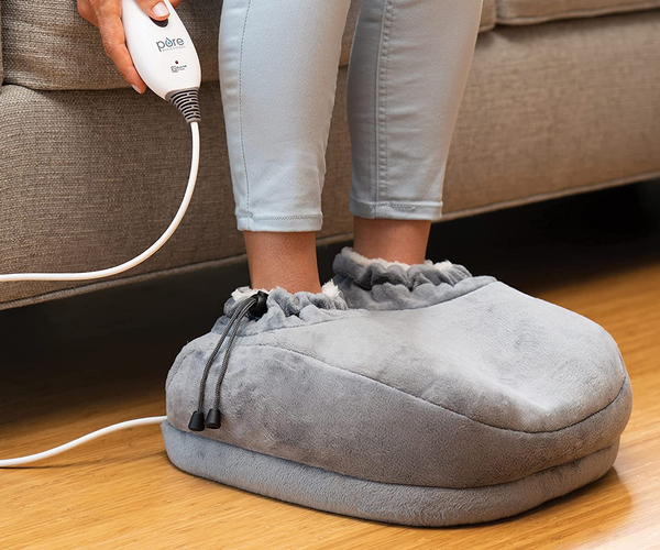 Sherpa Lined Heated Foot Warmer