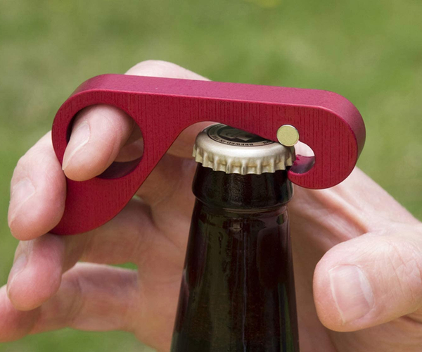 One Handed Beer Bottle Opener