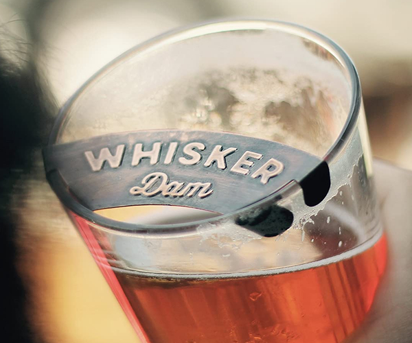 Whisker Dam Moustache Drink Protector