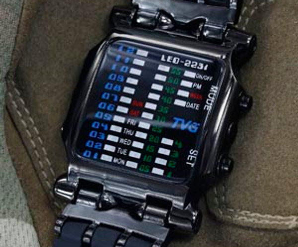 Binary Code Watch