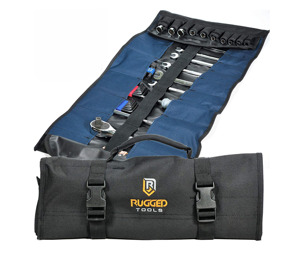 32 Pocket Tool Roll Organizer