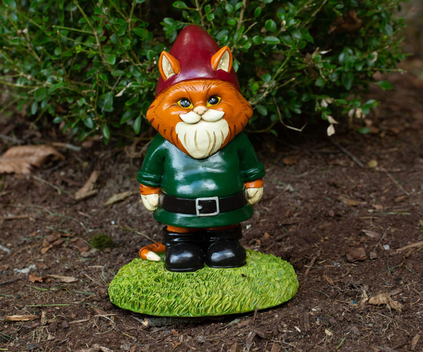 Garden Gnome Disguised as a Cat