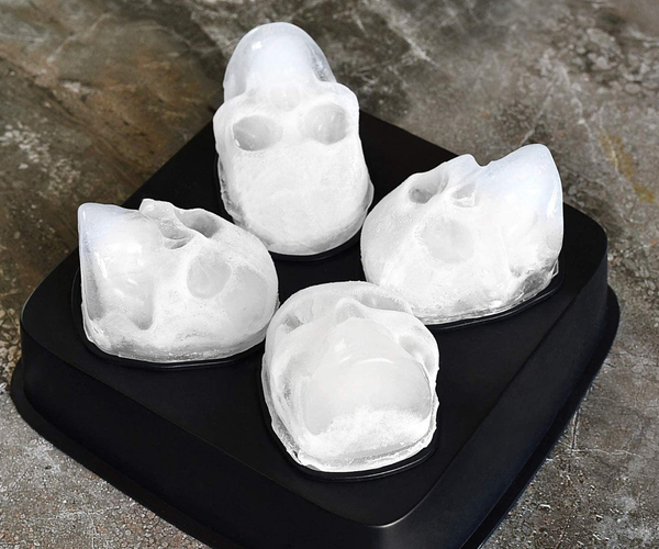 Skull Shaped Ice Tray