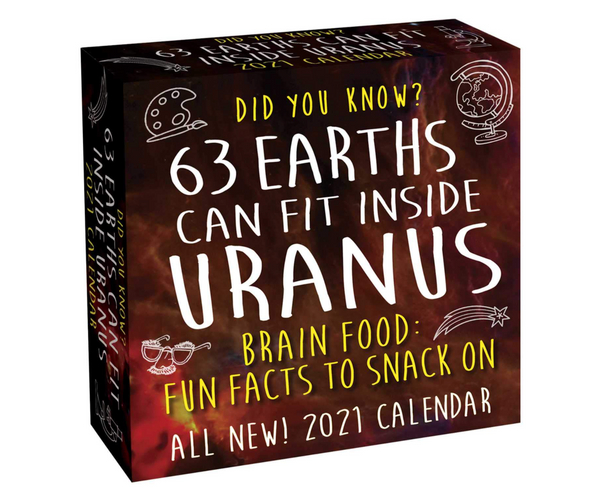 Did You Know? Day-to-Day Calendar: 63 Earths Can Fit Inside Uranus