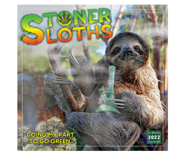 Stoner Sloths Funny Calendar