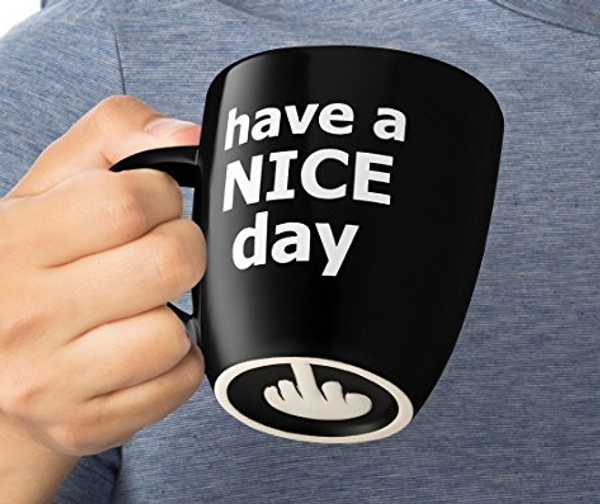 Have a Nice Day Hidden Message Mug