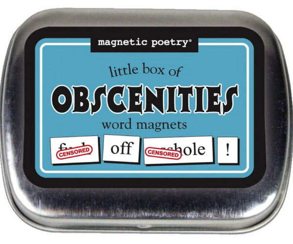 Little Box of Obscenities Magnetic Poetry Kit