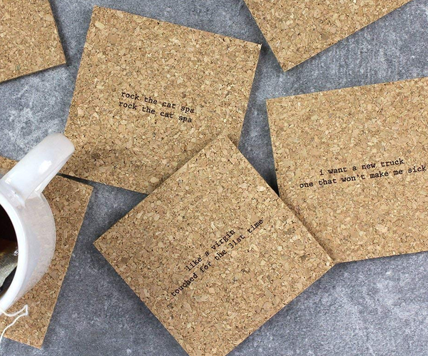 The 80s Mistaken Lyrics Coasters