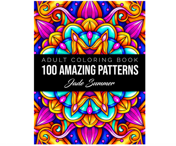 100 Amazing Patterns Adult Coloring Book