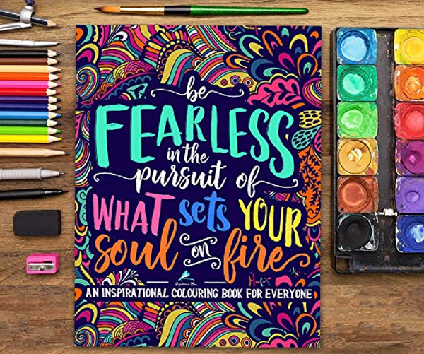 Be Fearless Adult Coloring Book