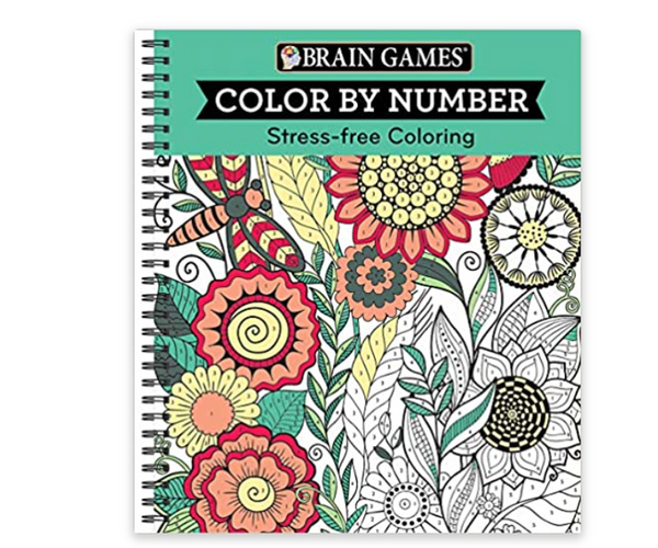 Color By Number Stress-Free Adult Coloring Book