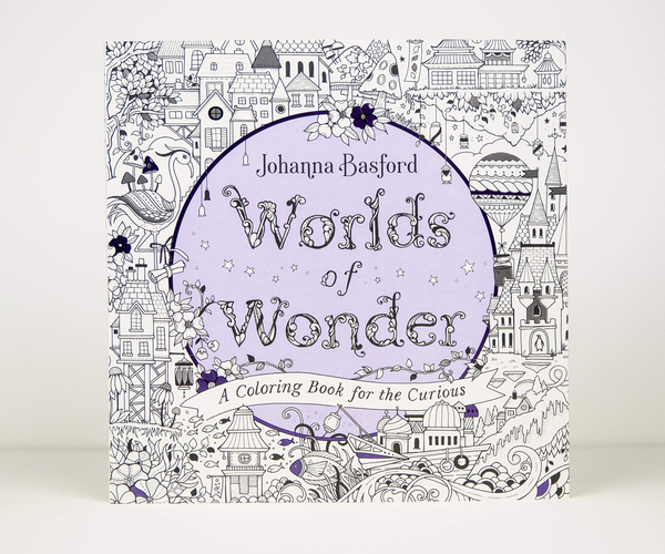 Johanna Basford's Worlds of Wonder Adult Coloring Book
