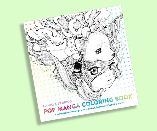 Pop Manga Coloring Book