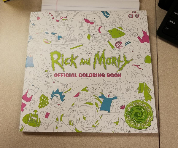 Rick and Morty Adult Coloring Book