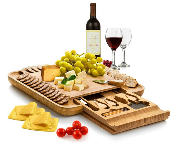 Bamboo Cutlery Cheseboard