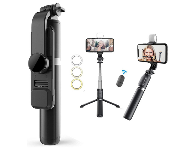 Compact Selfie Stick and Tripod