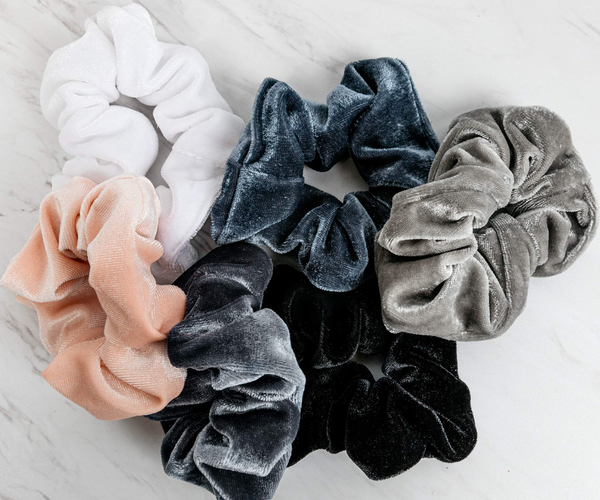 Designer Velvet Scrunchies
