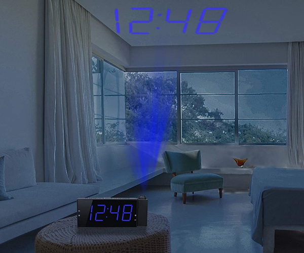 LED Projection Alarm Clock