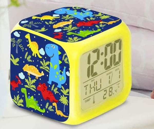 Dinosaur Cube Alarm Clock