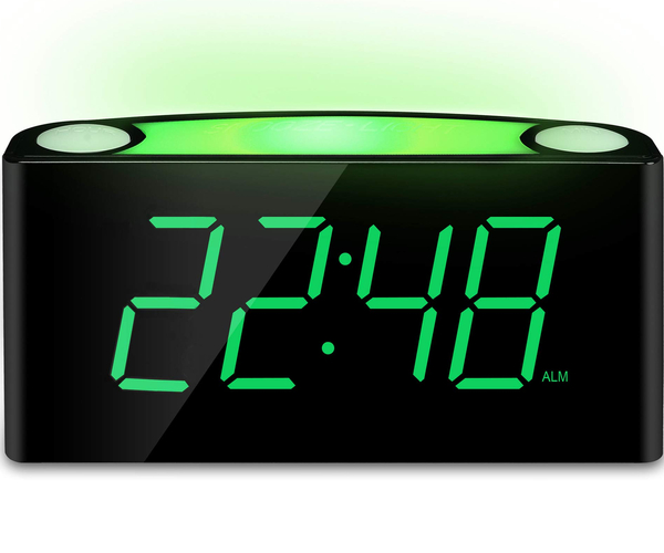Ultra Bright Alarm Clock for Heavy Sleepers