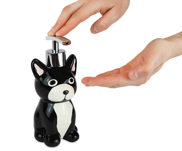 Ceramic Dog Soap Pump