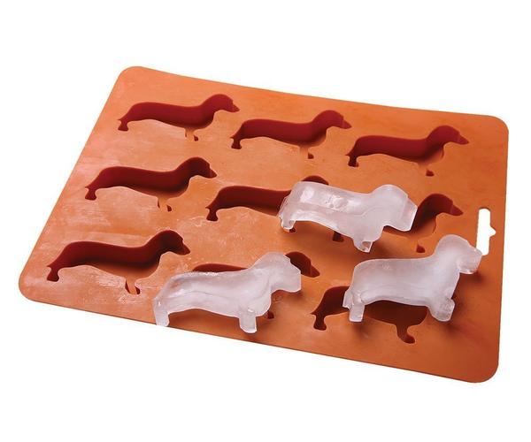 Dachshund Shaped Silicone Ice Cube Tray
