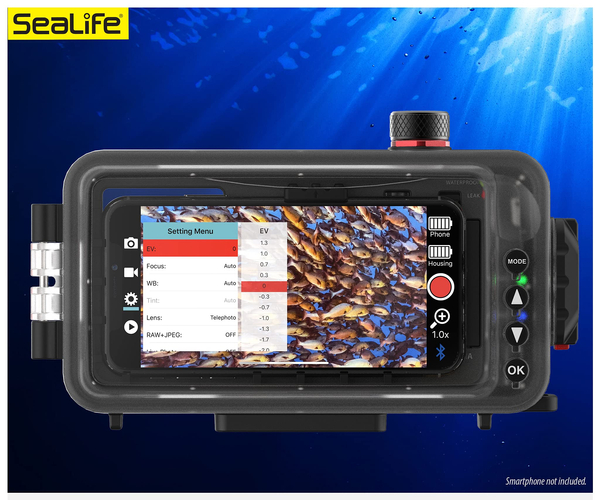SeaLife Underwater iPhone Case for Camera Work