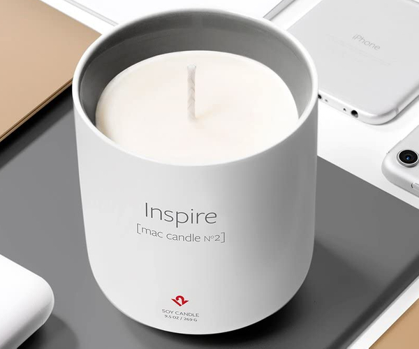 Apple Product Inspired Candle