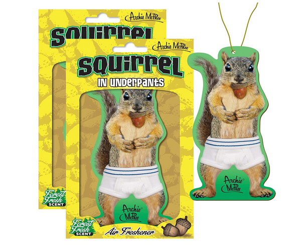 Squirrel in Underpants Air Freshener