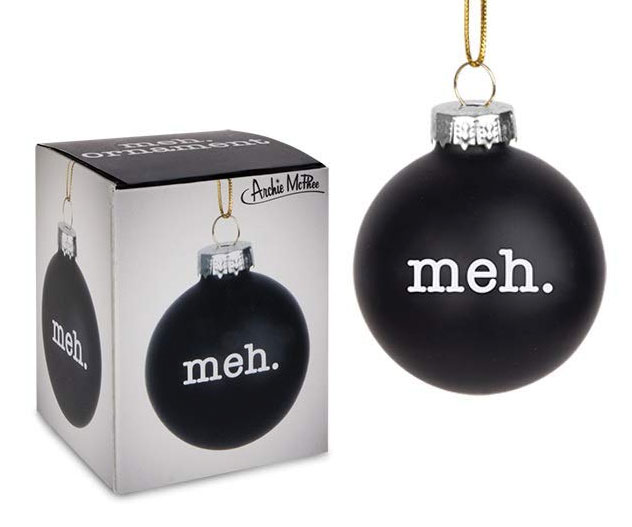 Meh Christmas Tree Ornament