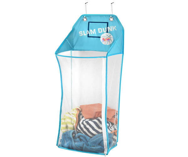 Slam Dunk Over the Door Laundry Basketball Hoop