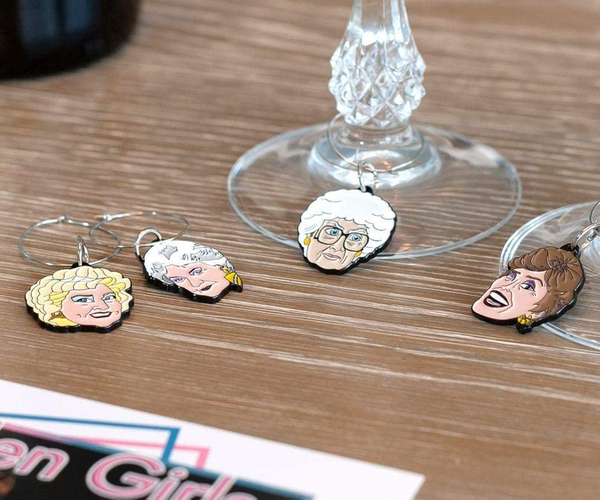 Golden Girls Wine Charms