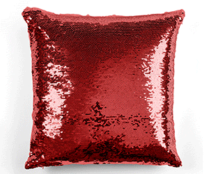 St. Nick Cage Sequin Pillow