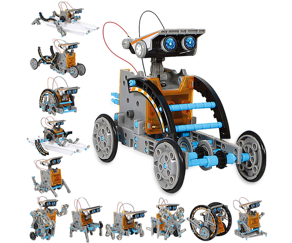 12-in-1 Build Your Own Robot Science Kit