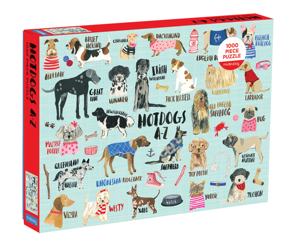 Hot Dogs A-Z Funny Puzzle