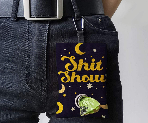 Sh*tShow Funny Poop Bag Holder with Clip