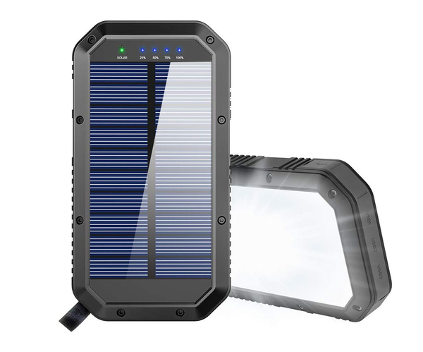 Solar Powered Portable Power Bank